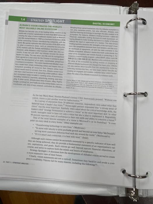 please refer to the pages below to answer the