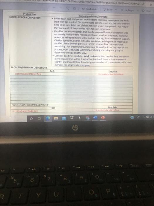 subject is reports and presentation topic for