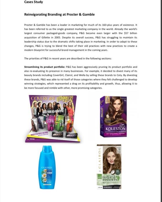 Cases Study Reinvigorating Branding at Procter &