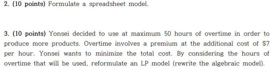 Yonsei is preparing to launch two new products,