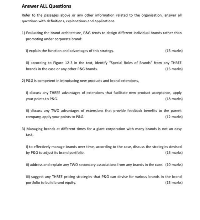 Cases Study Reinvigorating Branding at Procter &