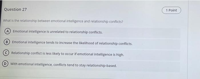 Question 27 1 Point What is the relationship