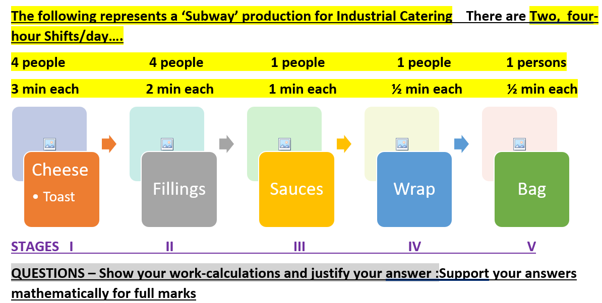 QUESTIONS Show your work-calculations and justify