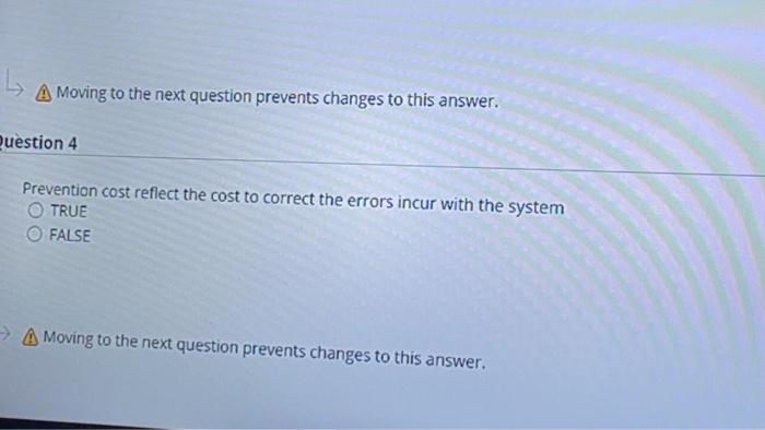prevention cost reflect the cost to correct the