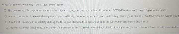 Which of the following might be an example of