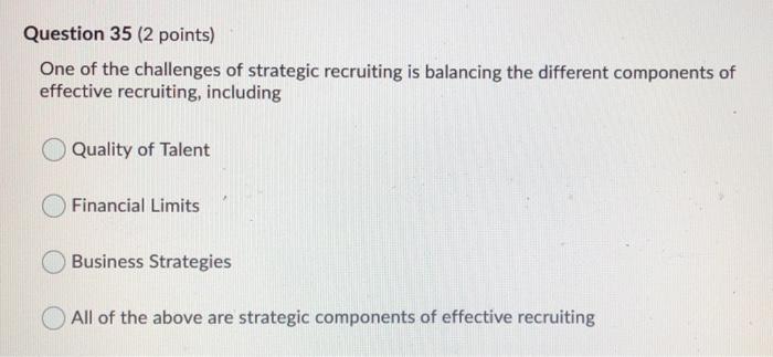 Question 34 (2 points) What is the difference