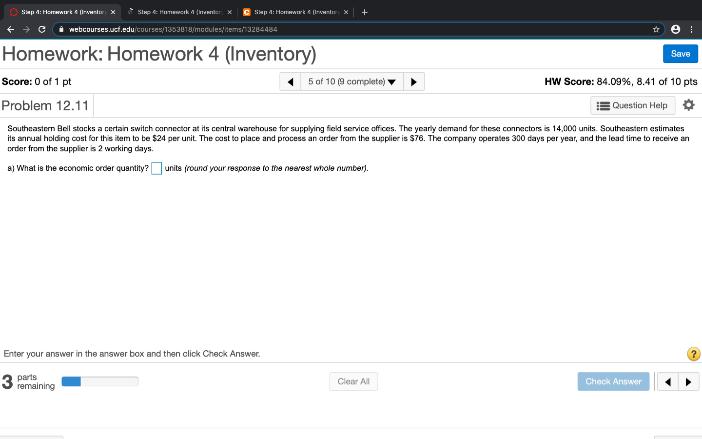 The question doesnt need more information. Step