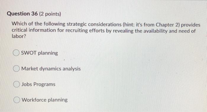 Question 34 (2 points) What is the difference