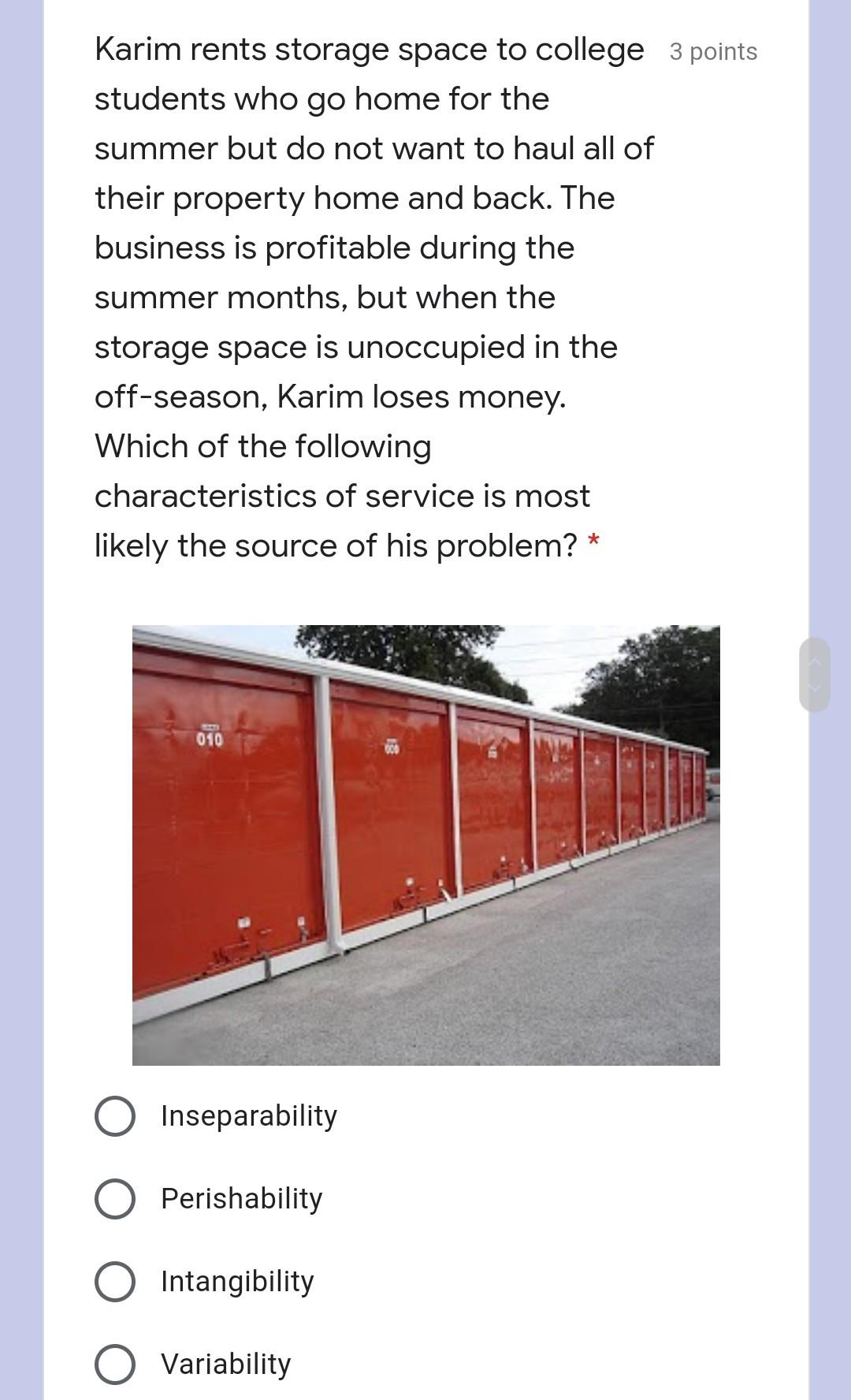 The cost per customer is usually high 2 points in