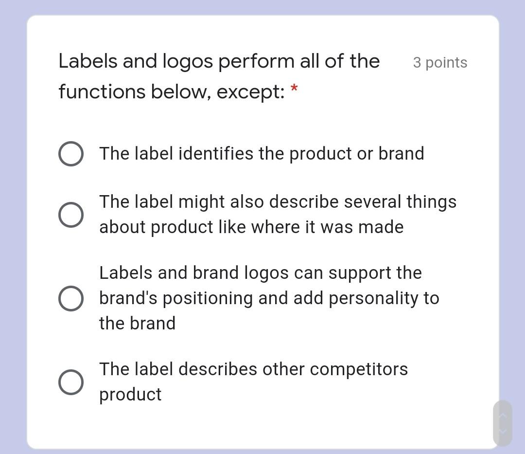 The cost per customer is usually high 2 points in