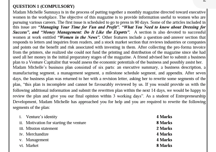 PLEASE ANSWER EVERYTHING 2 QUESTION 1