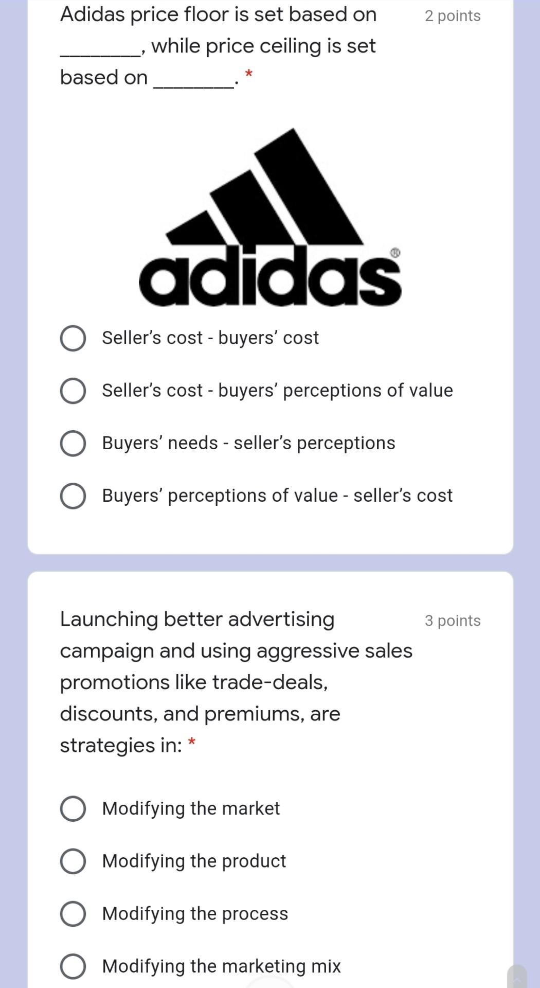 The cost per customer is usually high 2 points in