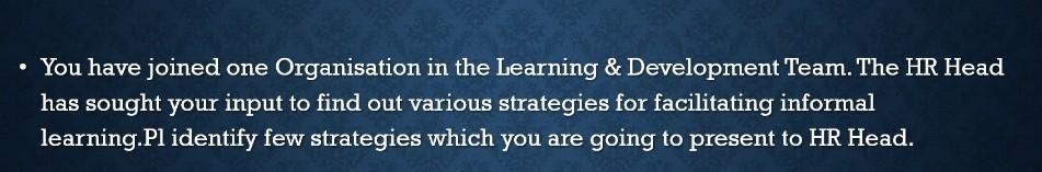 You have joined one Organisation in the Learning