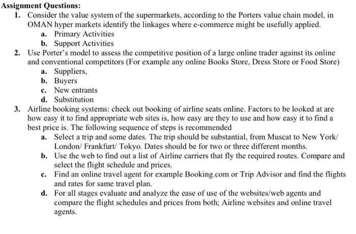 this is every thing solve the 1/2/3 Assignment