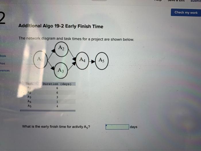 HP Submit Check my work 2 Additional Algo 19-2