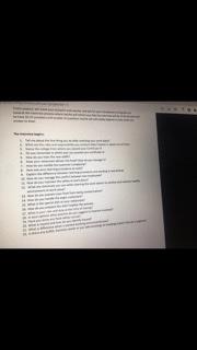 its a cook interview question cook interview