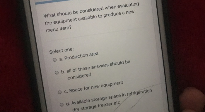 What should be considered when evaluating the