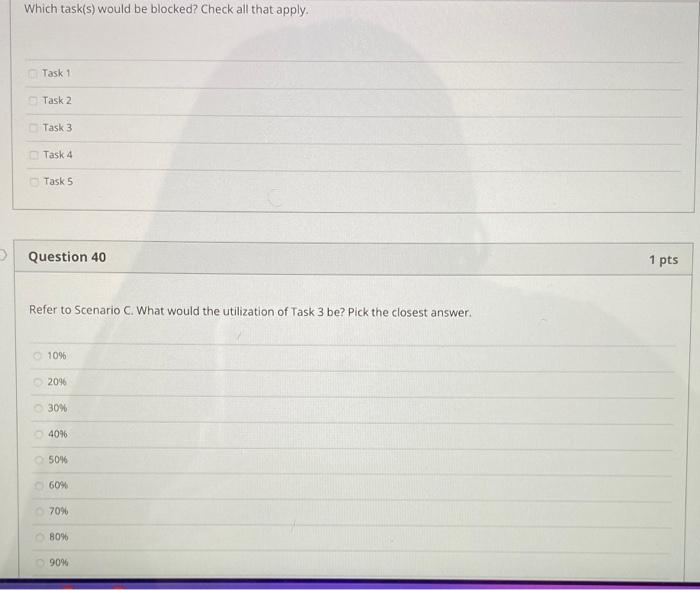 Scenario C: Suppose you are given the process