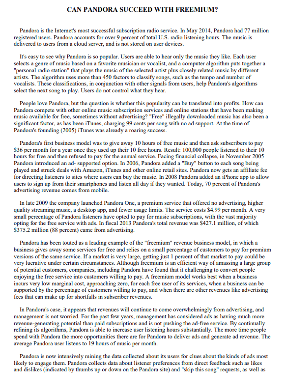 Answer 3 question at the end (minimum 100-words