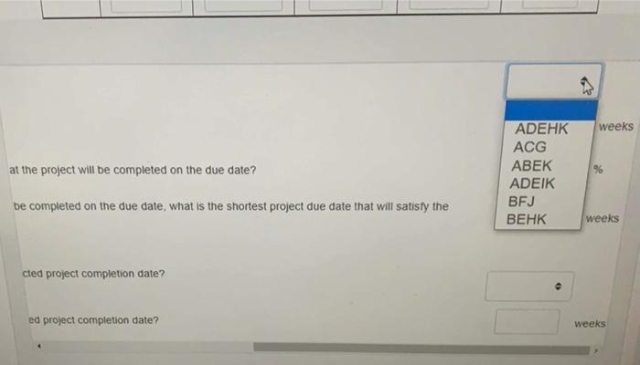 weer at the project will be completed on the due