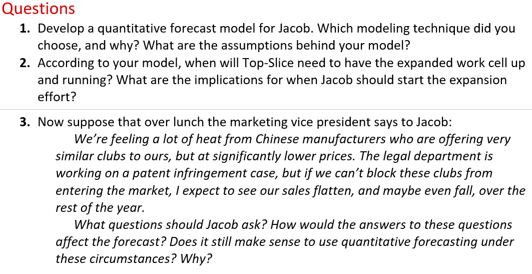 PLEASE: I JUST NEED QUESTION ONE WITH THE EXCEL