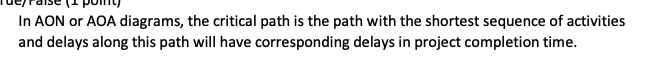 In project management, the probabilistic time