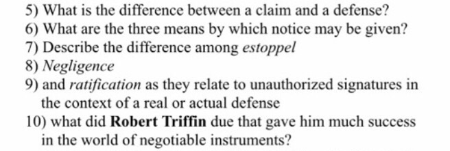 5) What is the difference between a claim and a
