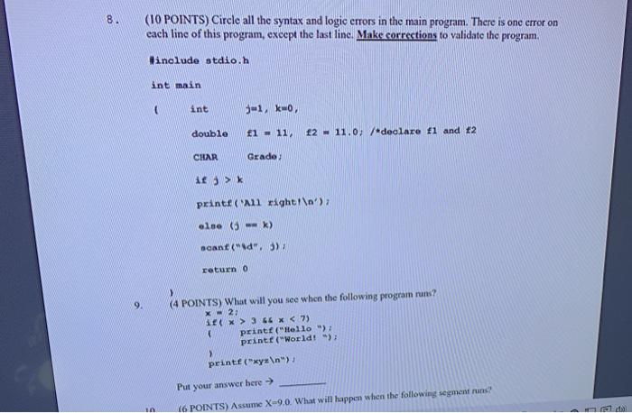 can anyone answer these two sumple code questions