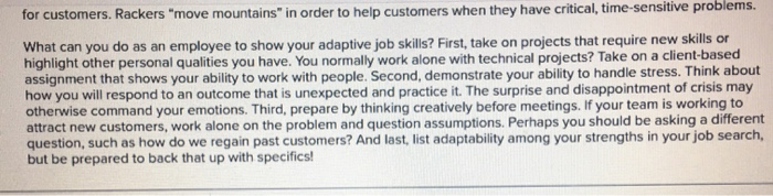 Show Your Adaptable Side This activity is