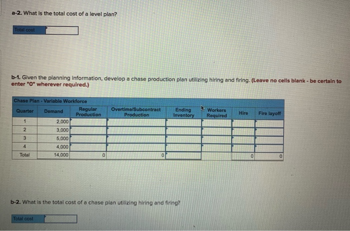 Jones Inc. is preparing an aggregate production