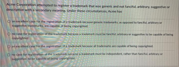 The first step in the patent process is for a