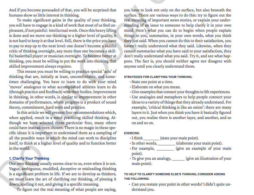 Critical Thinking Homework 1212 unread