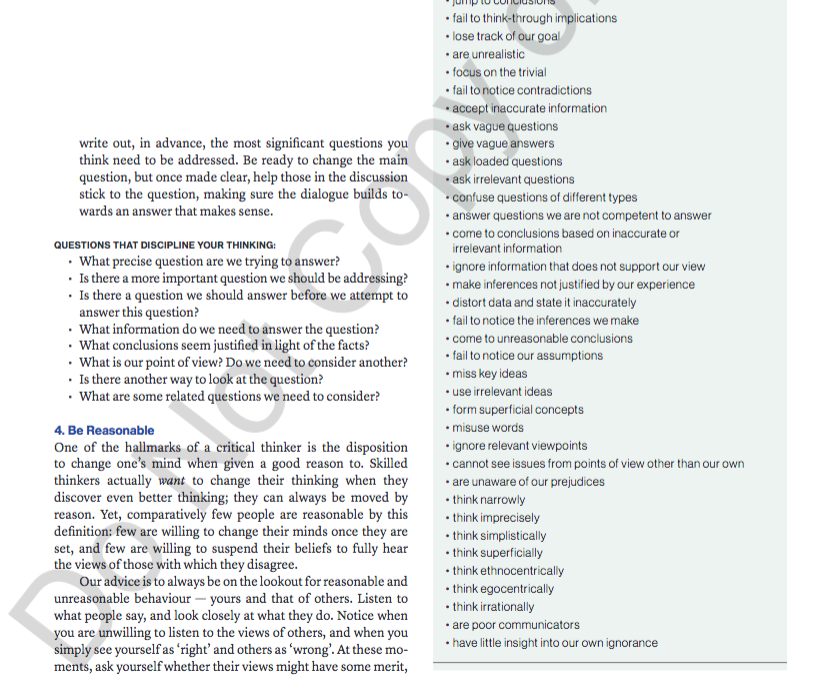 Critical Thinking Homework 1212 unread