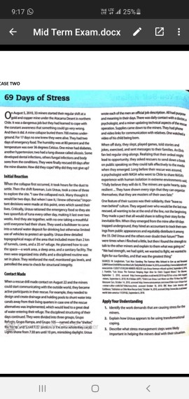 keep each answer to 7 to 8 lines. 69 Days of