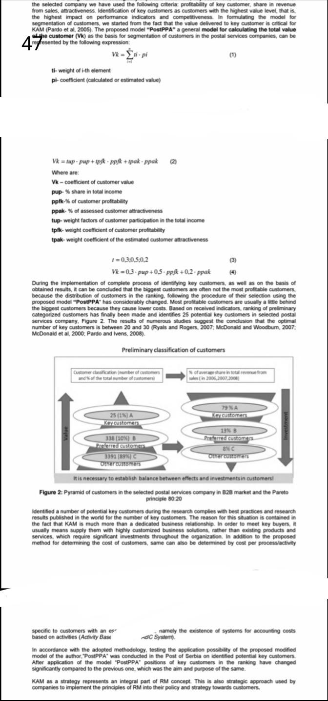 Need conclusions thank you the selected company