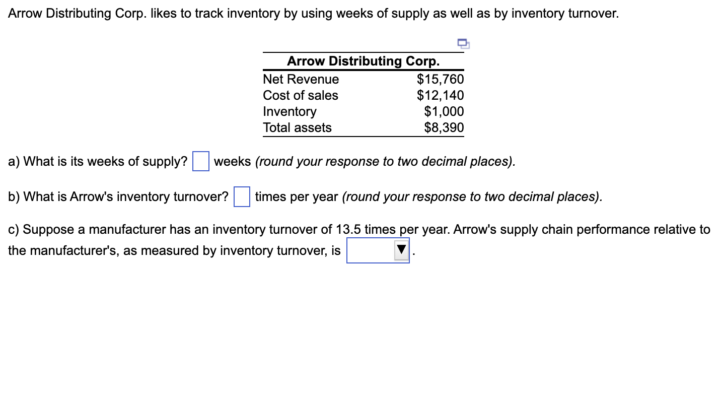 Arrow Distributing Corp. likes to track inventory