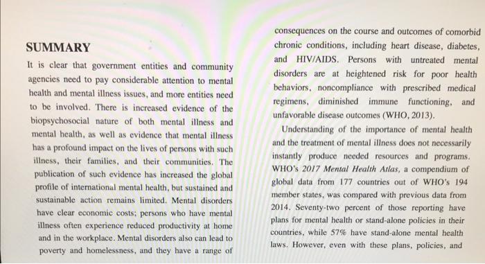 Answer the study questions be specific