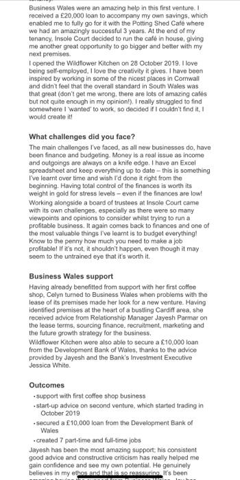 Case Study: Wildflower kitchen Eco-friendly caf