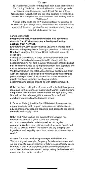 Case Study: Wildflower kitchen Eco-friendly caf