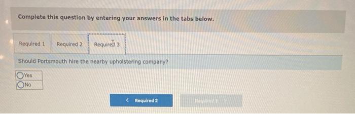 Portsmouth Company makes upholstered furniture.