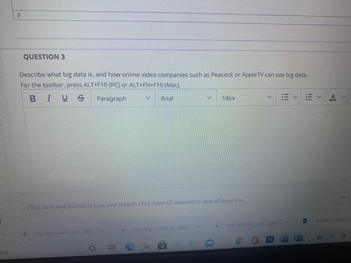 stion Completion Status: 2 3 QUESTION 1 15 points