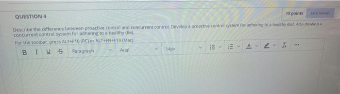 stion Completion Status: 2 3 QUESTION 1 15 points