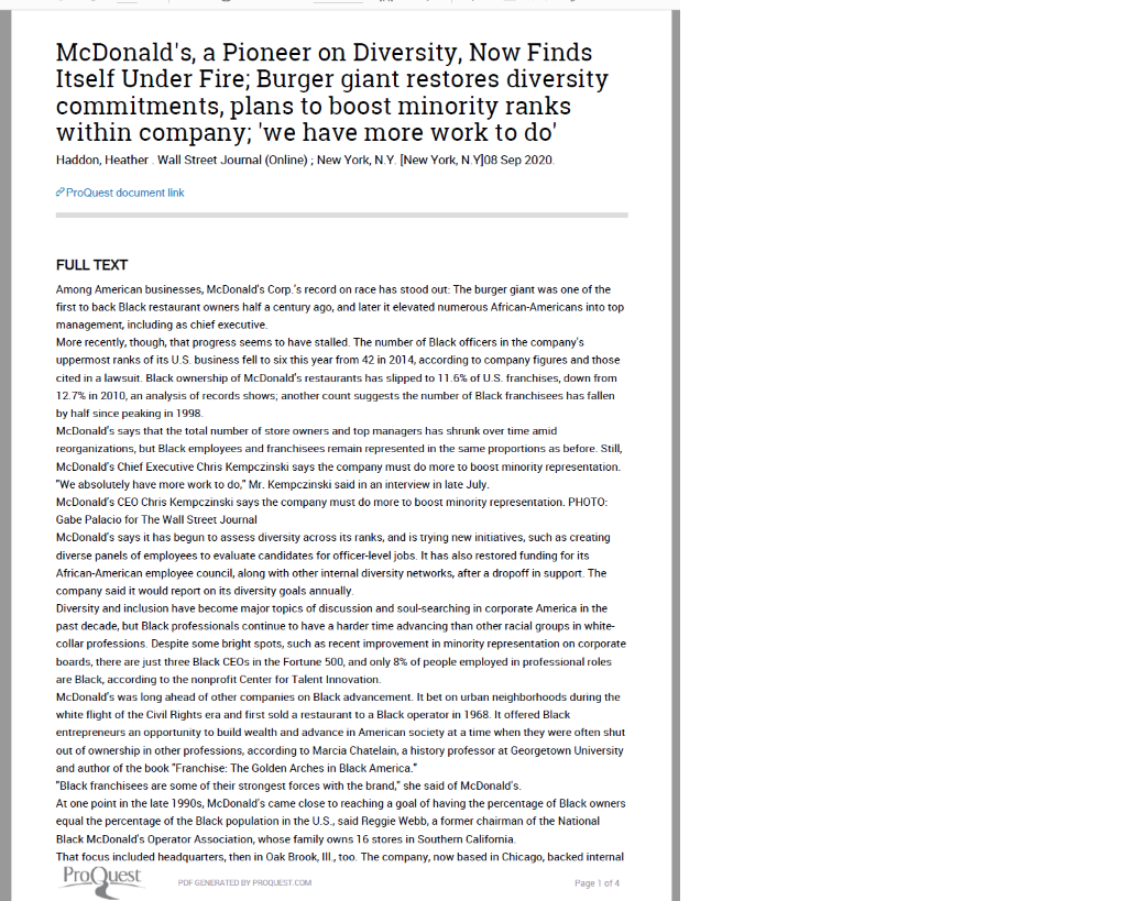 There are three key components of each write up.