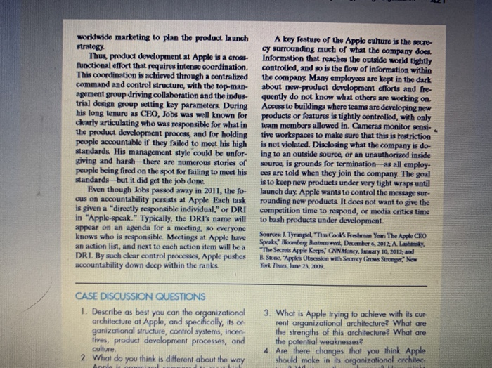 chapter 11 closing case CASE DISCUSSION QUESTIONS