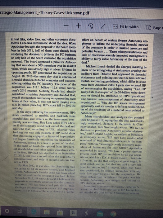 chapter 11 closing case CASE DISCUSSION QUESTIONS