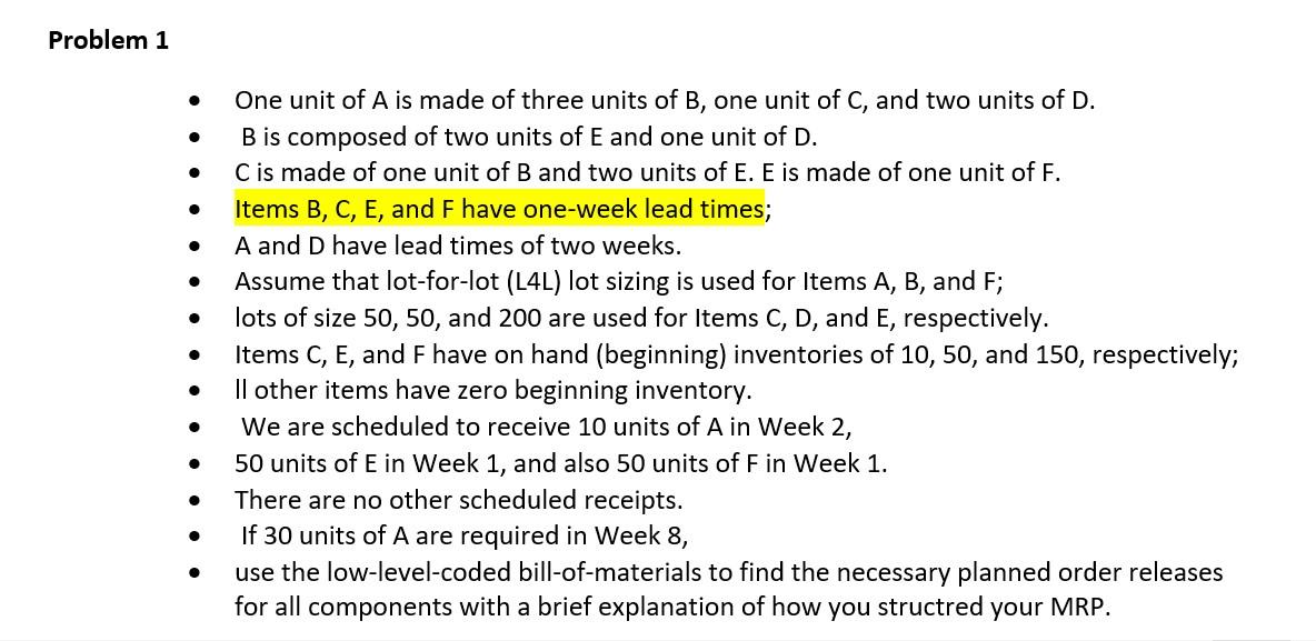 Week 1 Week 2 Week 3 Week 4 Week 5 Week6 Week 7