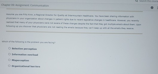 Search this cours Chapter 09: Assignment: