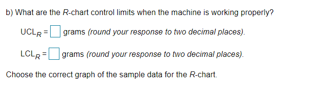 Refer to the table Factors for Computing Control