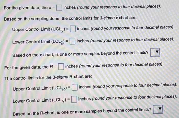 Refer to Table 86.1 - Factors for Computing