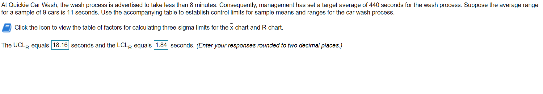 More Info Factors for calculating three-sigma